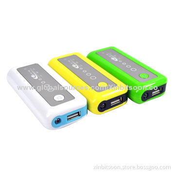New Portable Power Bank with 4,400mAh Capacity Lithium Battery and Private Model Design